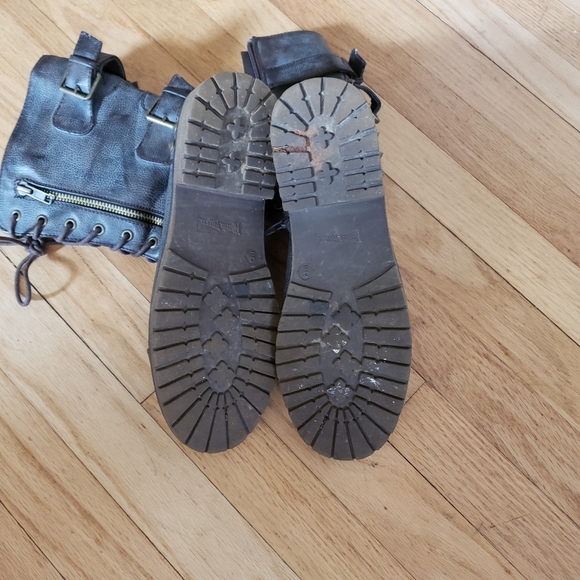 Brown combat boots - Picture 8 of 8